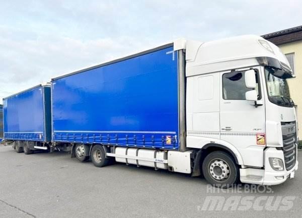 DAF XF 106.480 +Panav Platós / Ponyvás pótkocsik