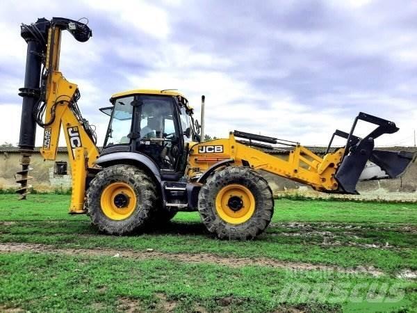 JCB 4CX +Piling Master Kotrórakodók