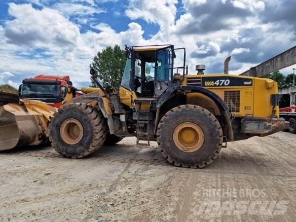 Komatsu 470 Gumikerekes homlokrakodók