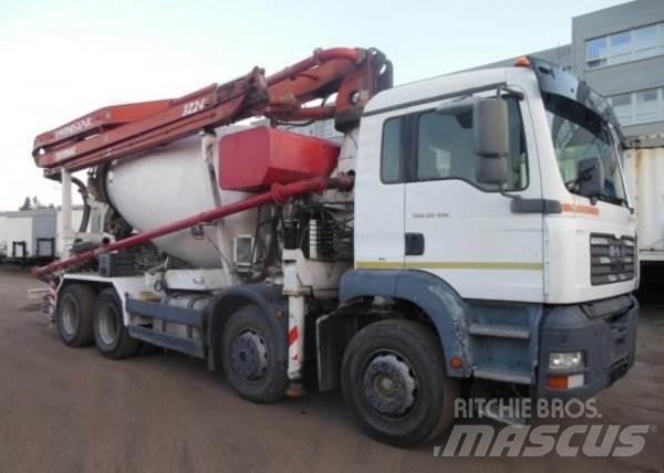 MAN TGA 35.410 +Sermac Betonpumpák