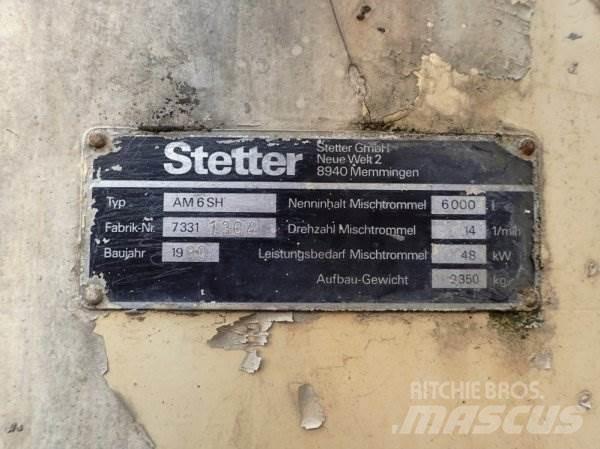 Stetter AM 6 SH Betonkeverők/Betonpumpák