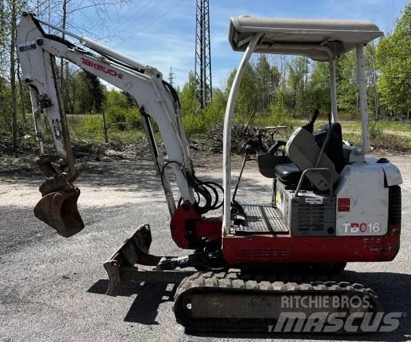 Takeuchi TB 016 Mini kotrók < 7t
