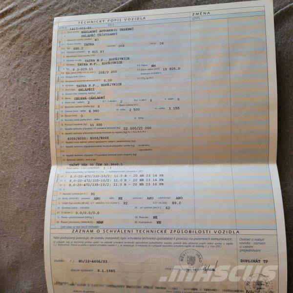 Tatra 815 Billenő teherautók