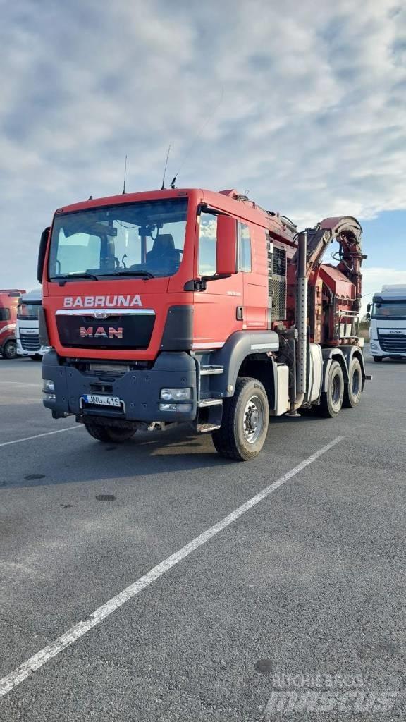 MAN TGS 26.540 6X6 Fa aprítók
