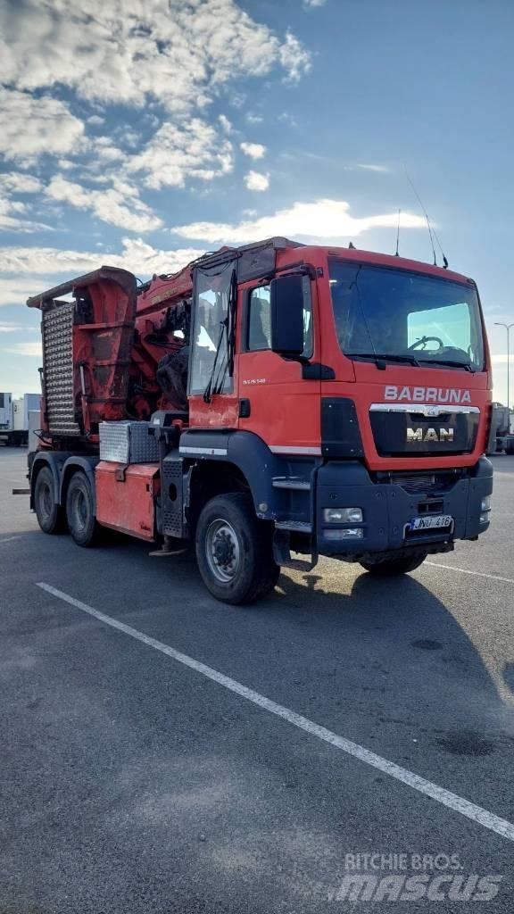 MAN TGS 26.540 6X6 Fa aprítók