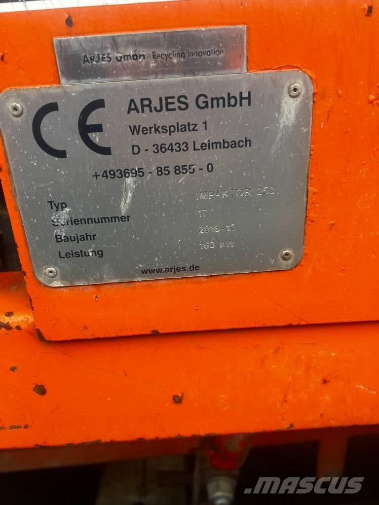 Arjes Impaktor 250 Mobil törőgépek