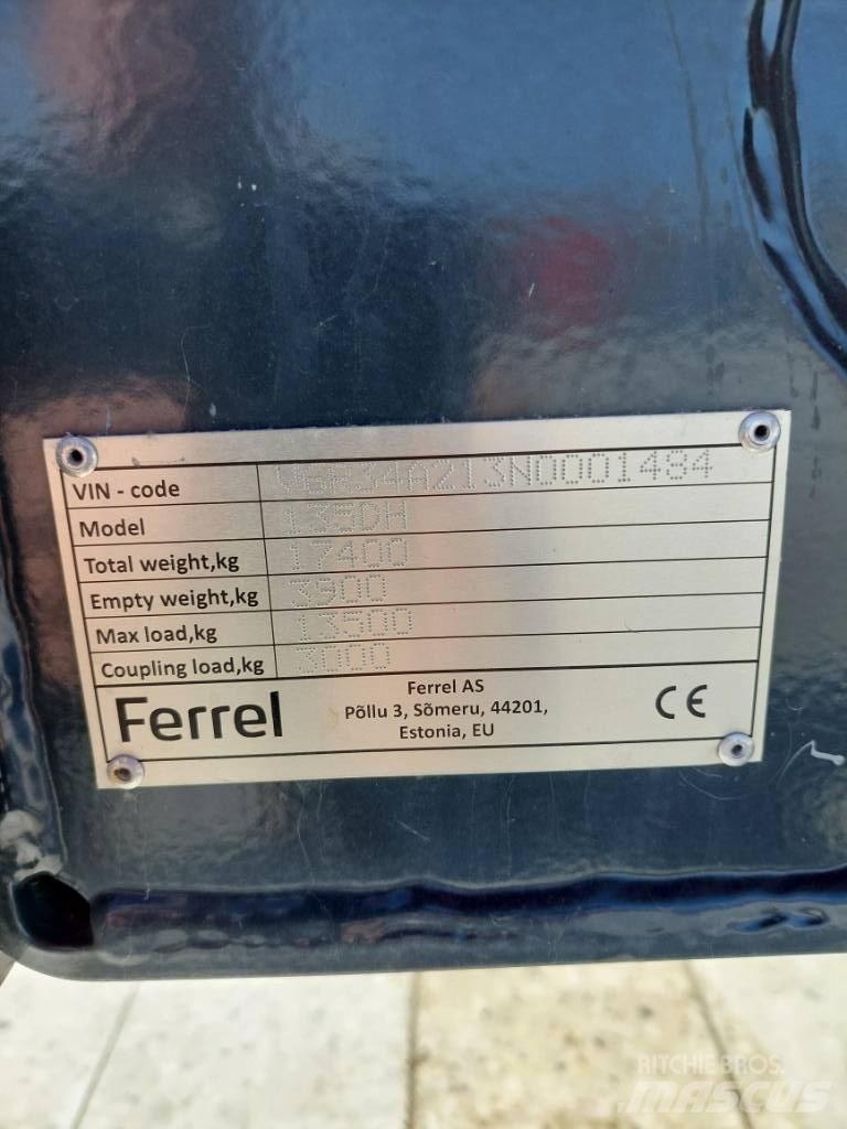 Ferrel 135 DH Billenő Mezőgazdasági pótkocsik