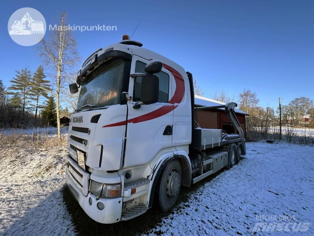 Scania R 420 LB Hidraulikus konténerszállító