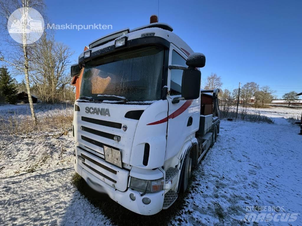 Scania R 420 LB Hidraulikus konténerszállító