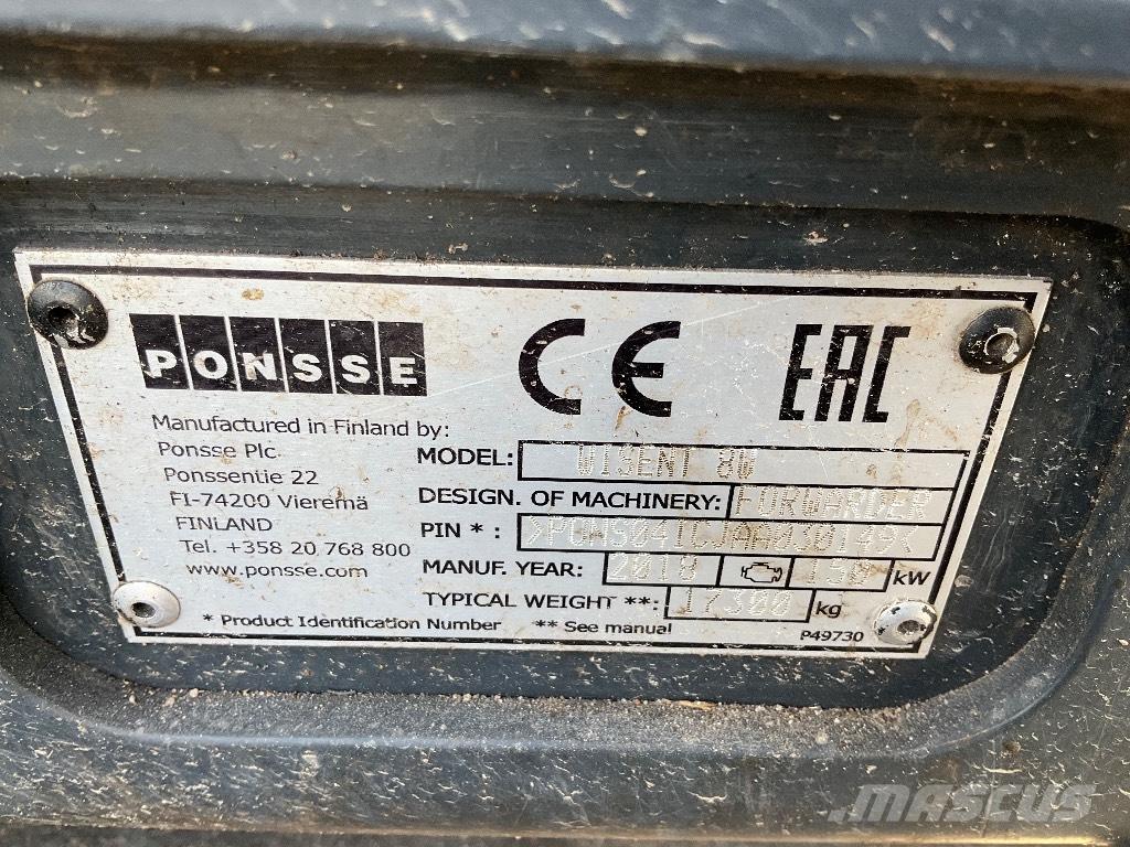 Ponsse WISENT 8W Kihordók