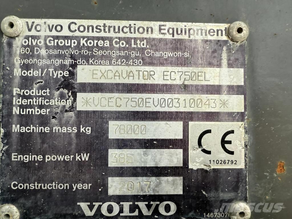 Volvo EC 750 EL Lánctalpas kotrók