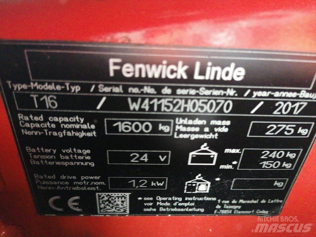Linde T16 Alacsony emelőkocsi