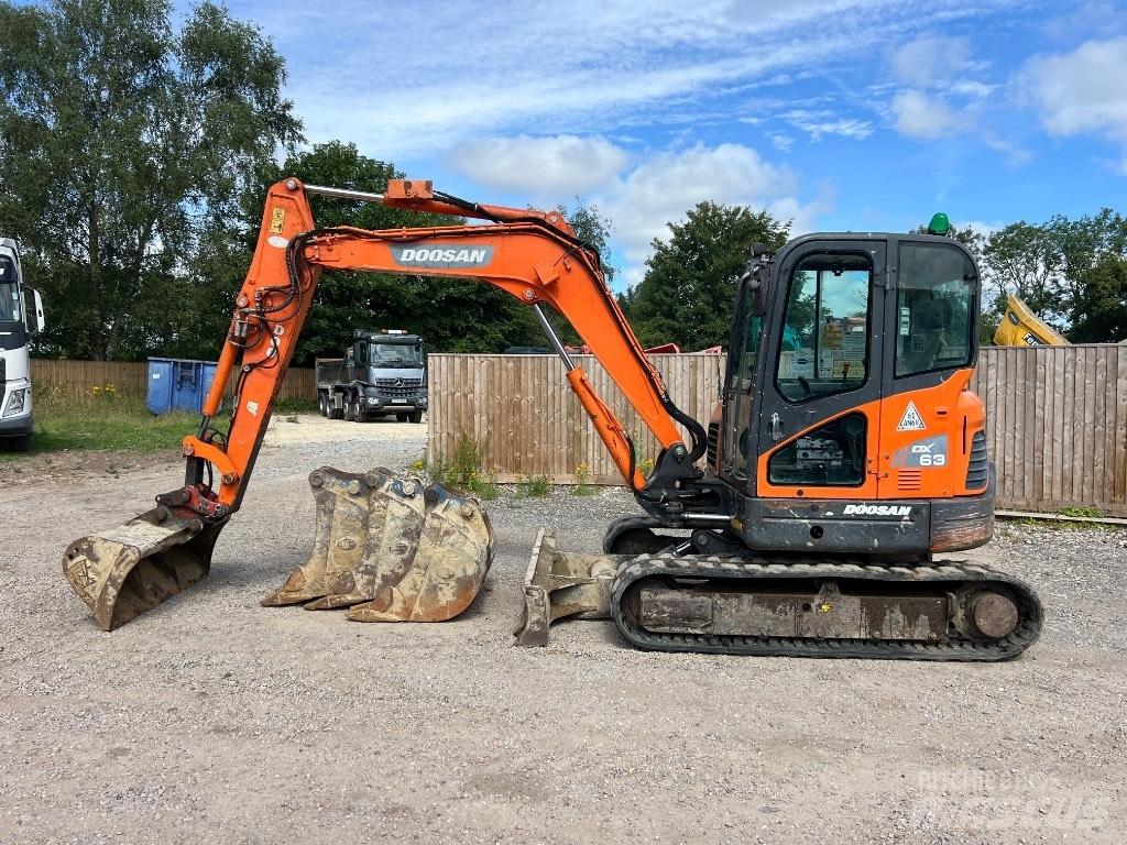 Doosan DX 63-3 Mini kotrók < 7t