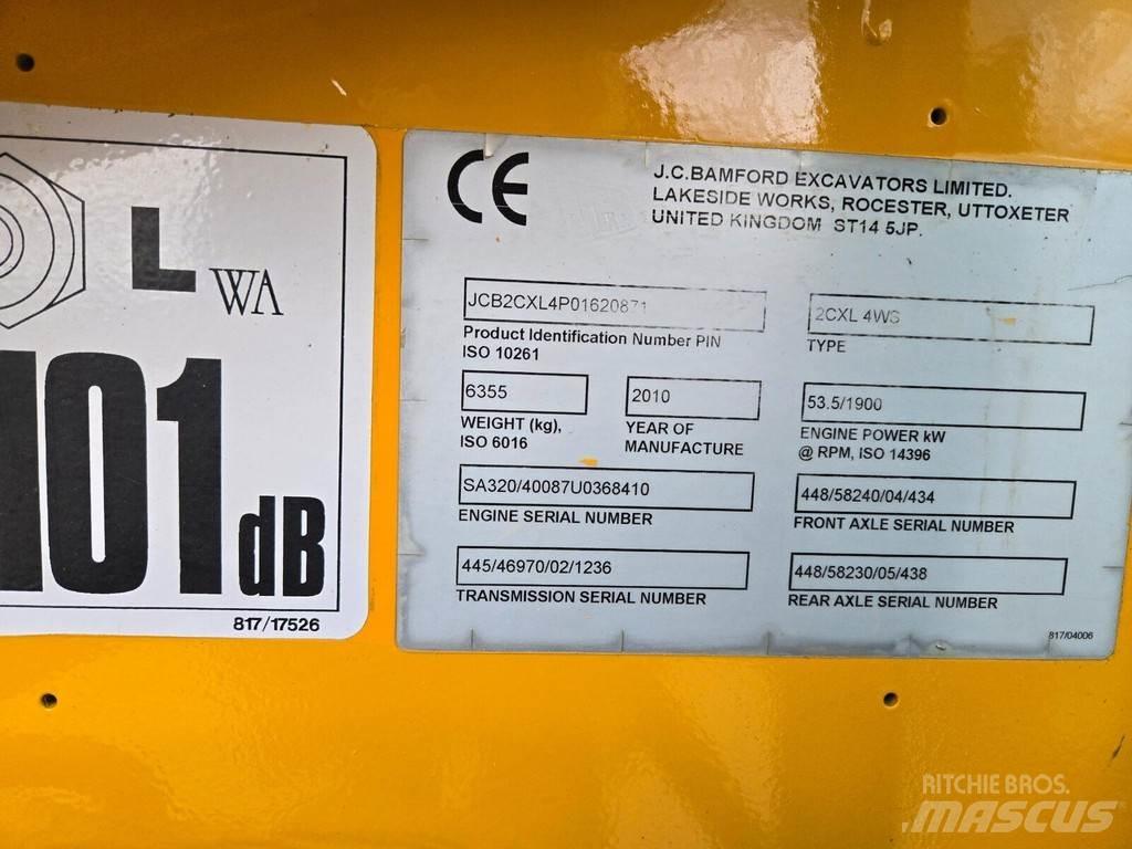 JCB 2CX Gumikerekes homlokrakodók