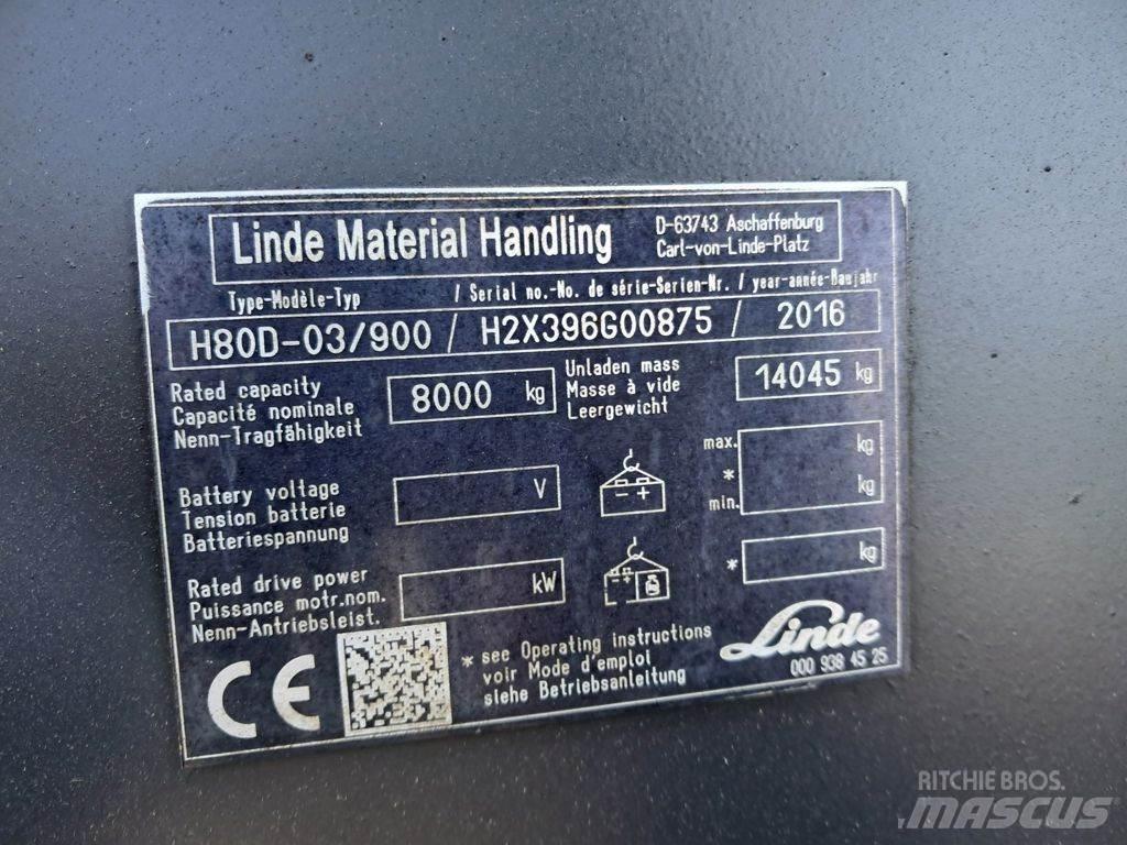 Linde H80D-03/900 Dízel targoncák
