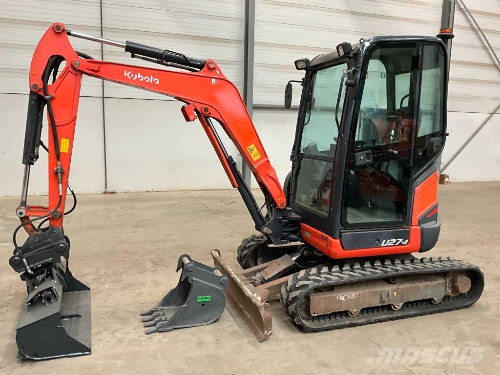 Kubota U 27-4 Mini kotrók < 7t