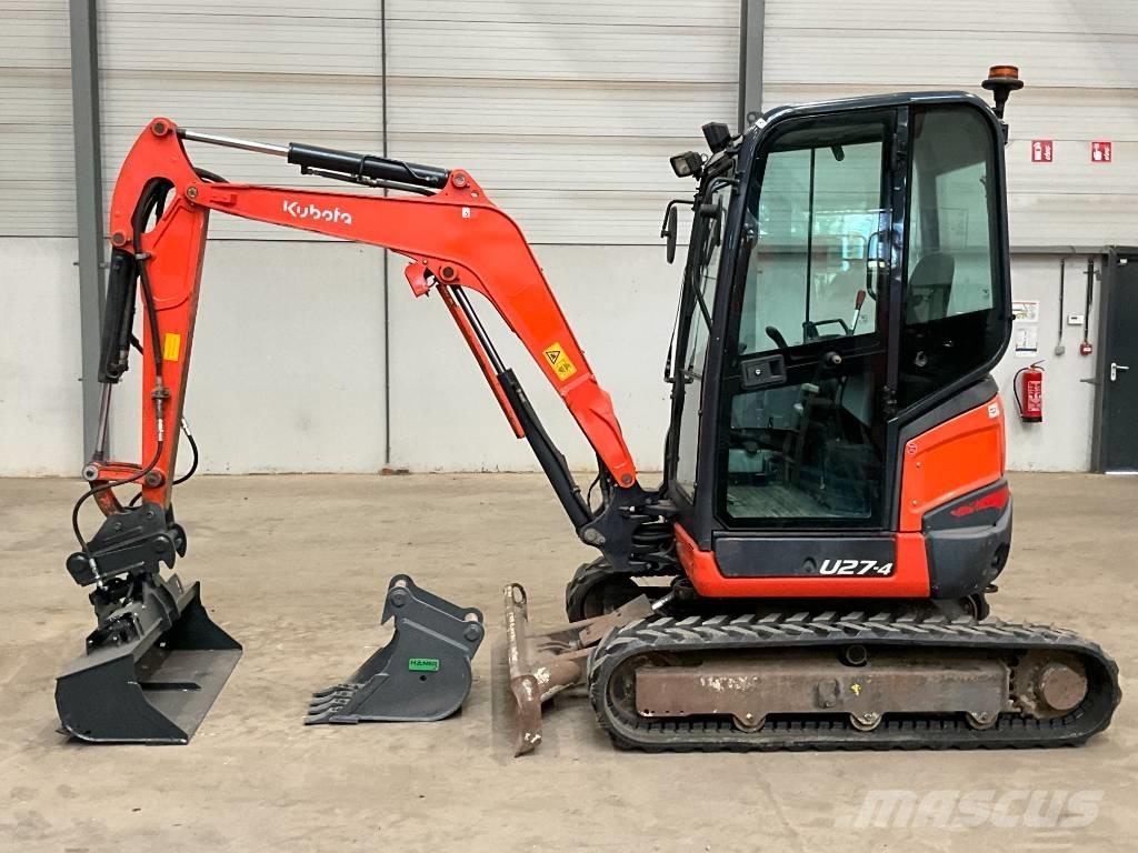 Kubota U 27-4 Mini kotrók < 7t