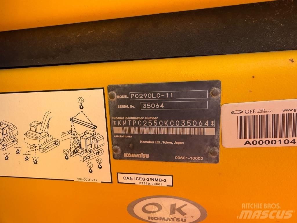 Komatsu PC290LC-11 Lánctalpas kotrók
