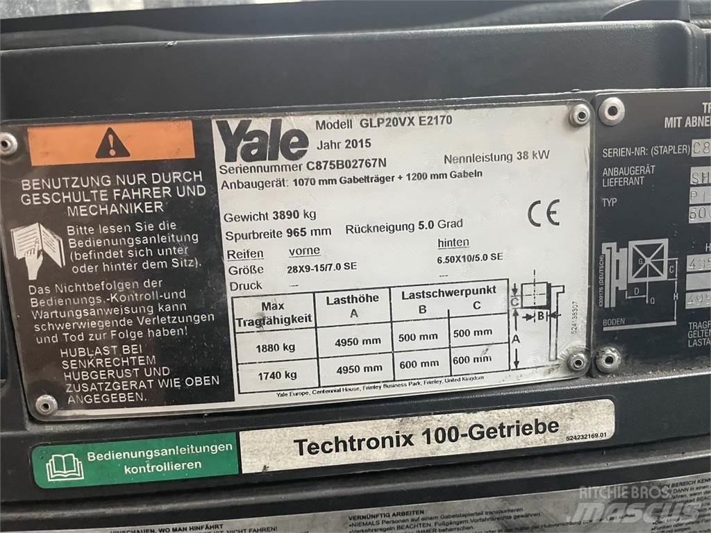 Yale GLP20VX Gázüzemű targoncák