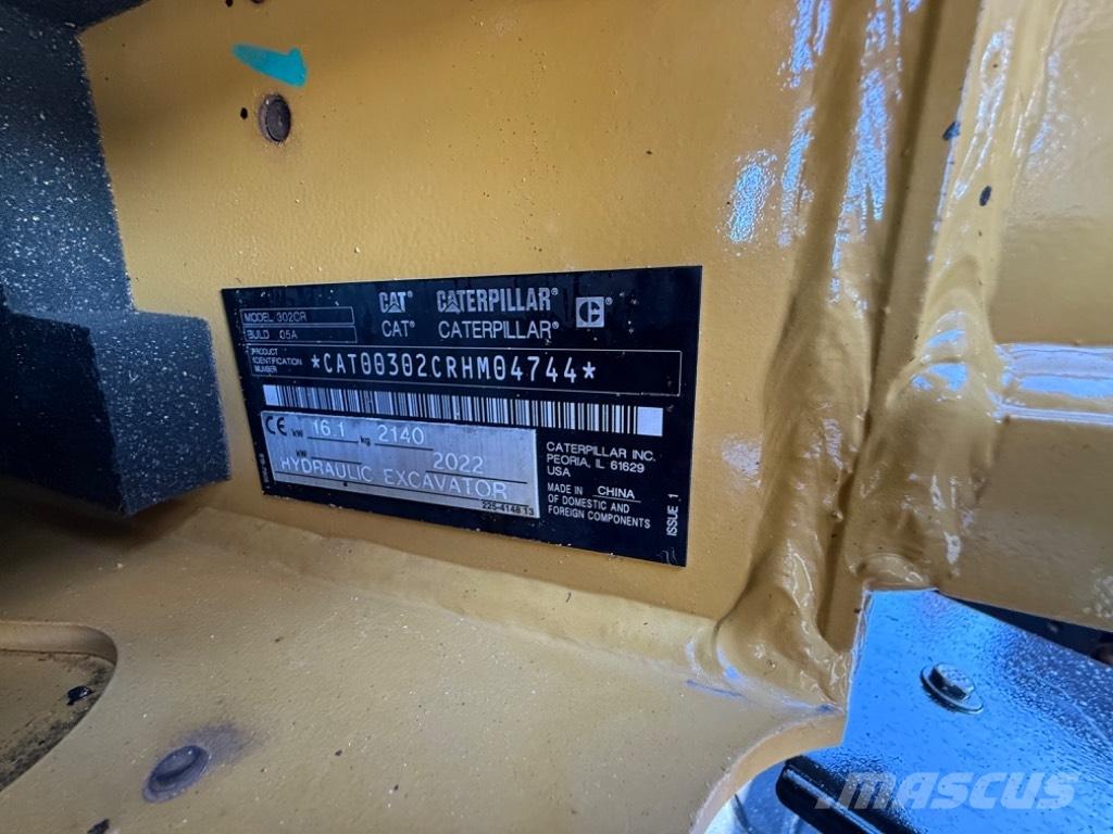 CAT 302 CR Mini kotrók < 7t