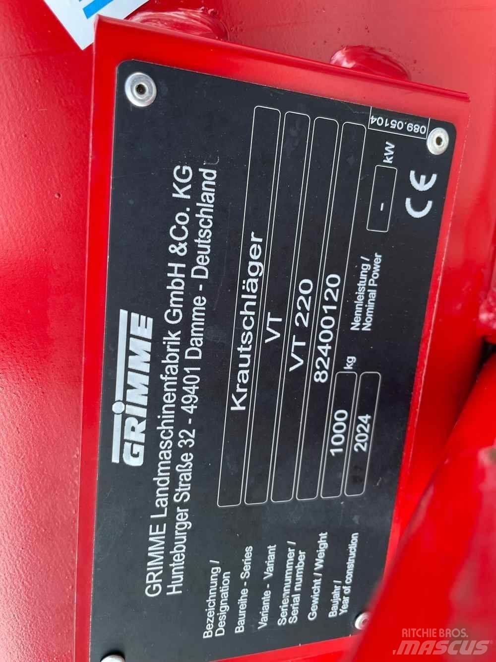 Grimme VT 220F Egyéb mezőgazdasági gépek