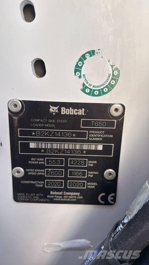 Bobcat T 650 Lánctalpas homlokrakodók