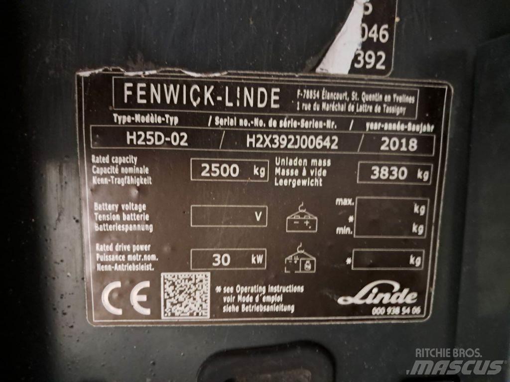 Linde H25D-02 Dízel targoncák