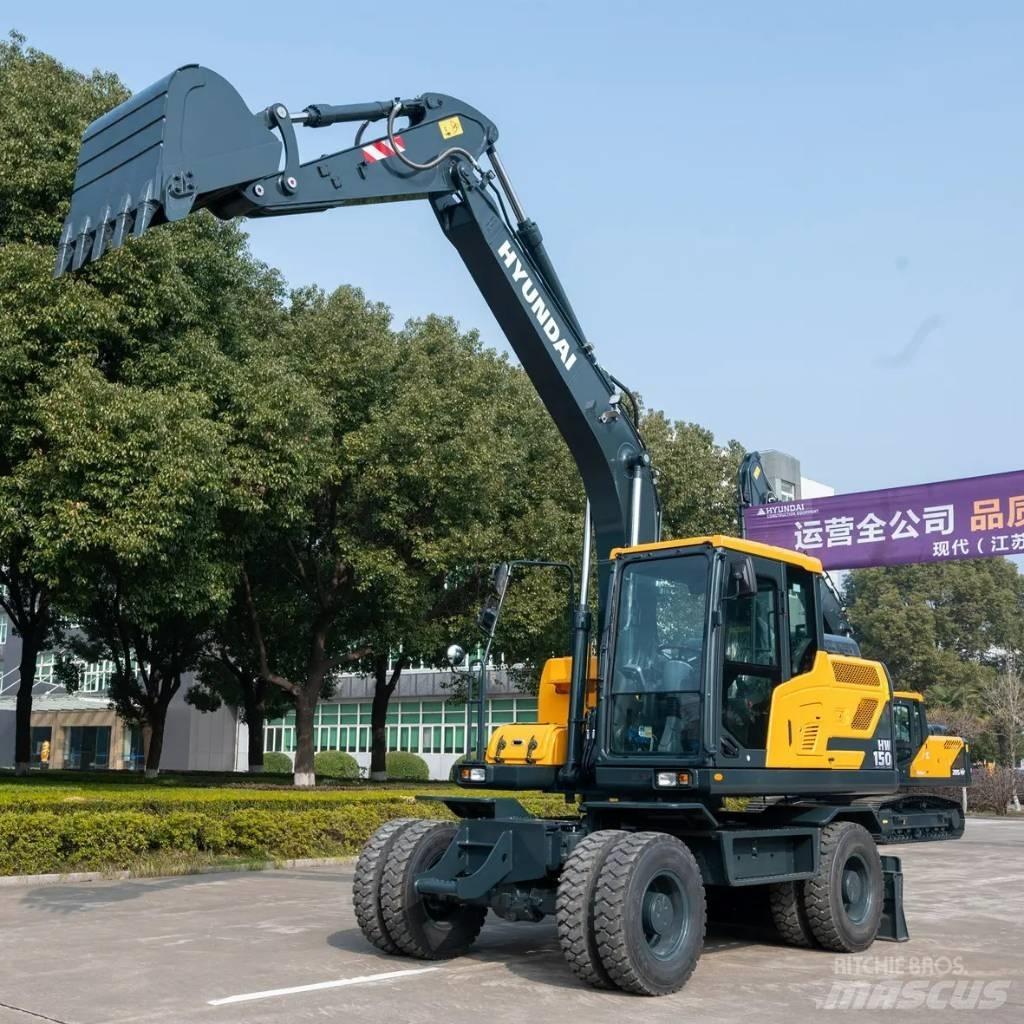 Hyundai HW 150 Gumikerekes kotrók