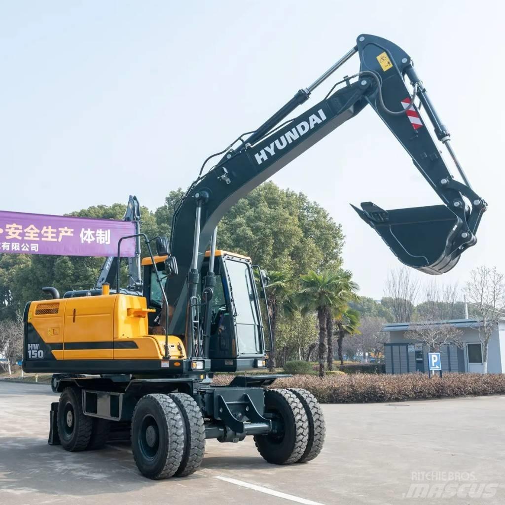Hyundai HW 150 Gumikerekes kotrók