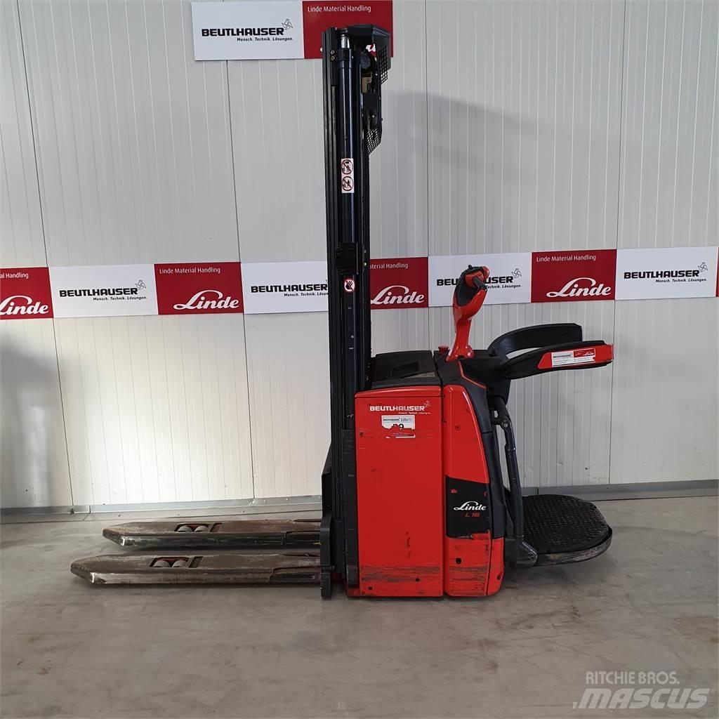 Linde L16AP Gyalogkíséretű targonca