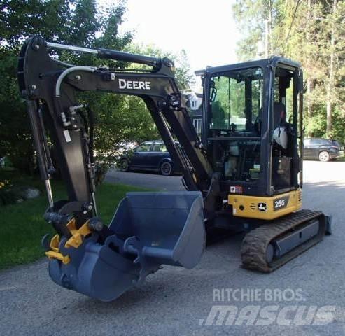 John Deere 26G Mini kotrók < 7t