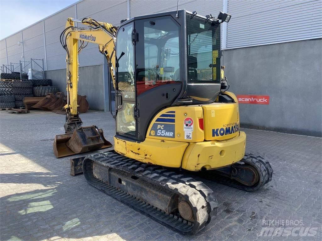 Komatsu PC55MR-5 Gumikerekes kotrók