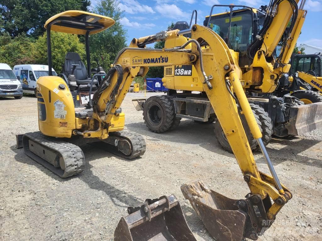 Komatsu PC26MR-3 Mini kotrók < 7t