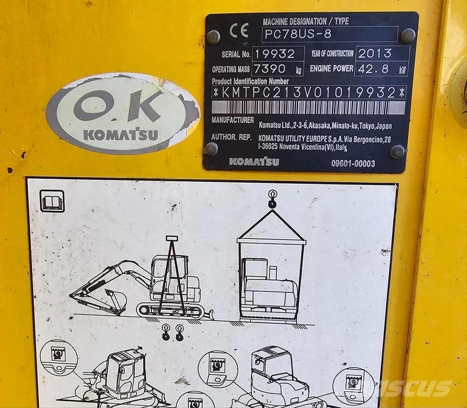 Komatsu PC 78 US-8 Közepes (midi) kotrók 7 t - 12 t