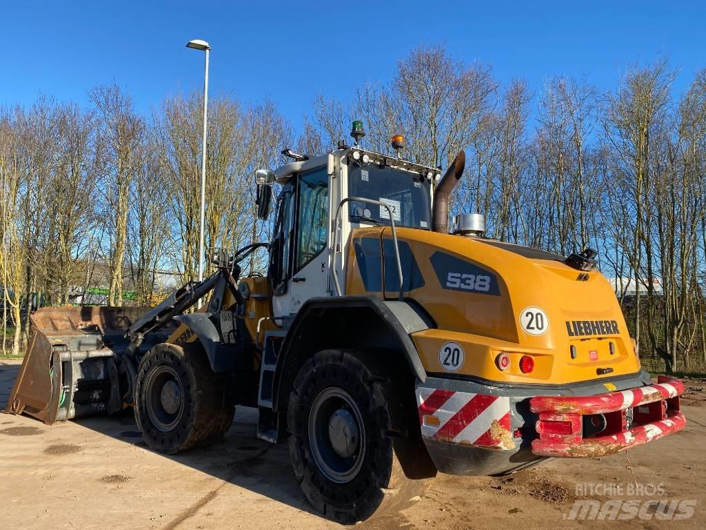 Liebherr L 538 Gumikerekes homlokrakodók