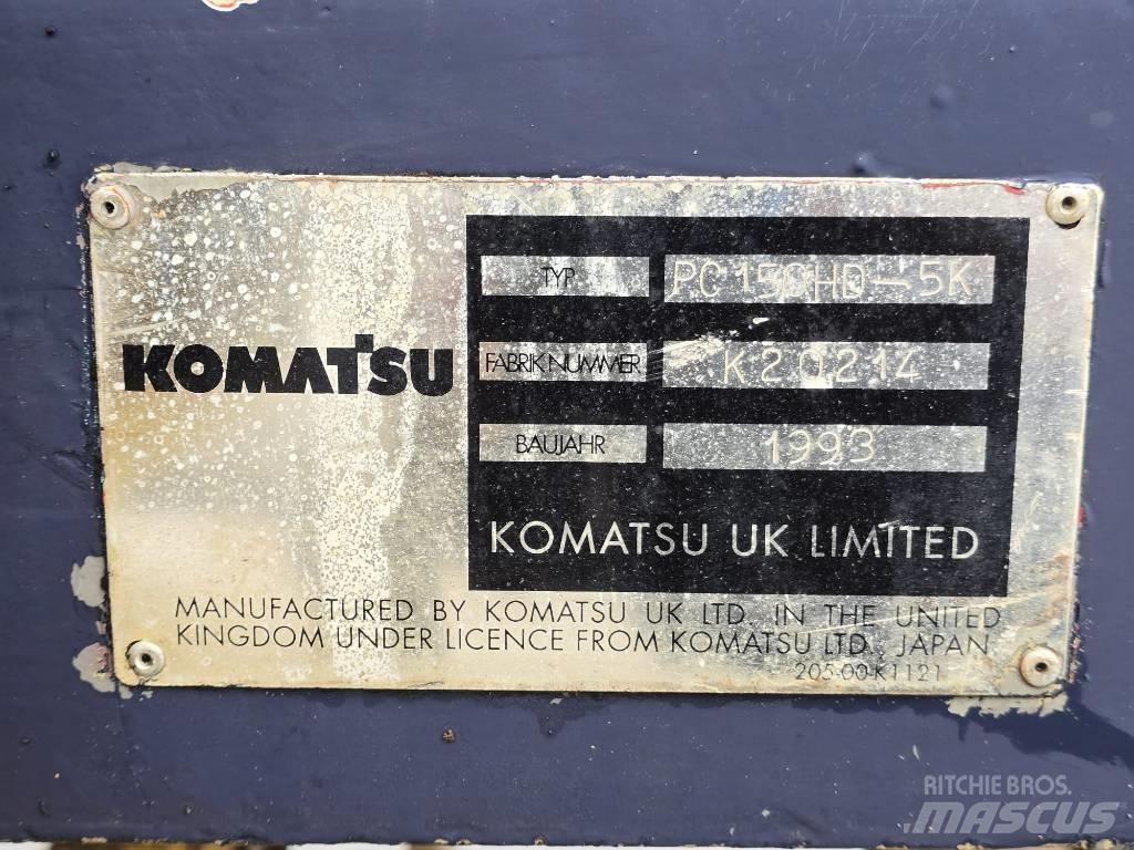 Komatsu PC 150 HD-5K Lánctalpas kotrók