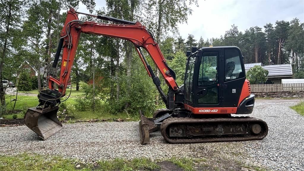 Kubota KX080 – 4a2 Mini kotrók < 7t