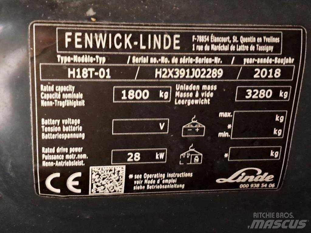 Linde H18T-01 Gázüzemű targoncák