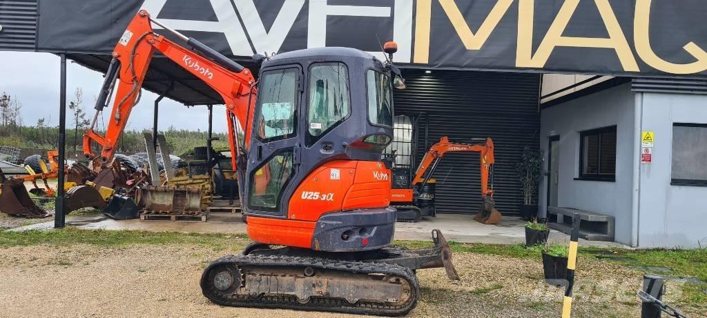 Kubota U 25-3 Mini kotrók < 7t