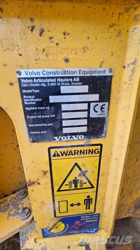 Volvo A 25 D Csuklósdömperek
