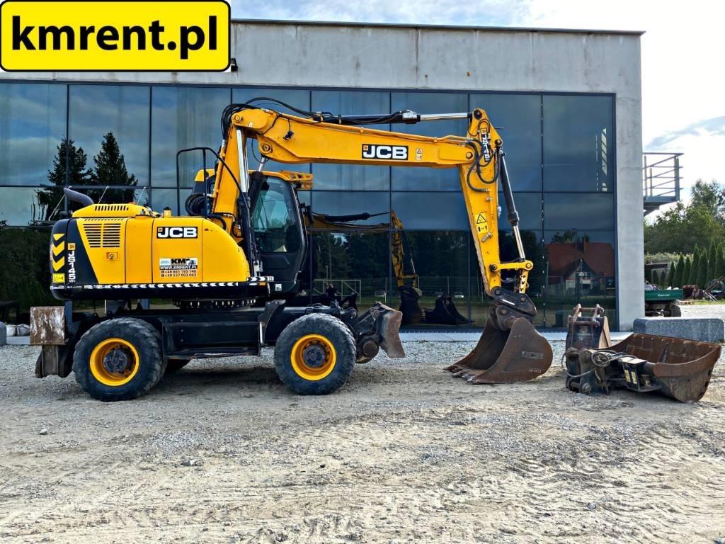 JCB JS 145 W Gumikerekes kotrók