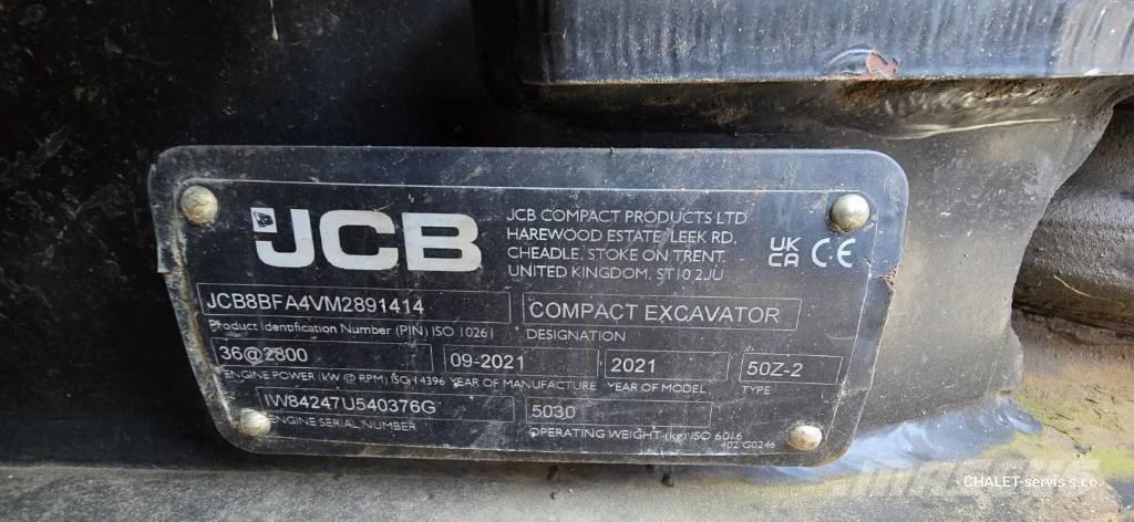 JCB 50 Z-2 Mini kotrók < 7t