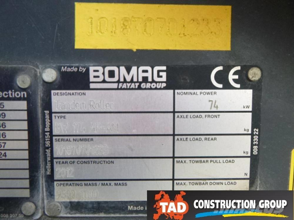 Bomag BW 174 AD AM Ikerdobos hengerek