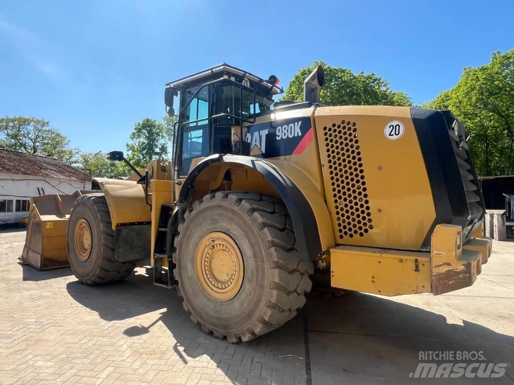 CAT 980 K  q coupler Gumikerekes homlokrakodók