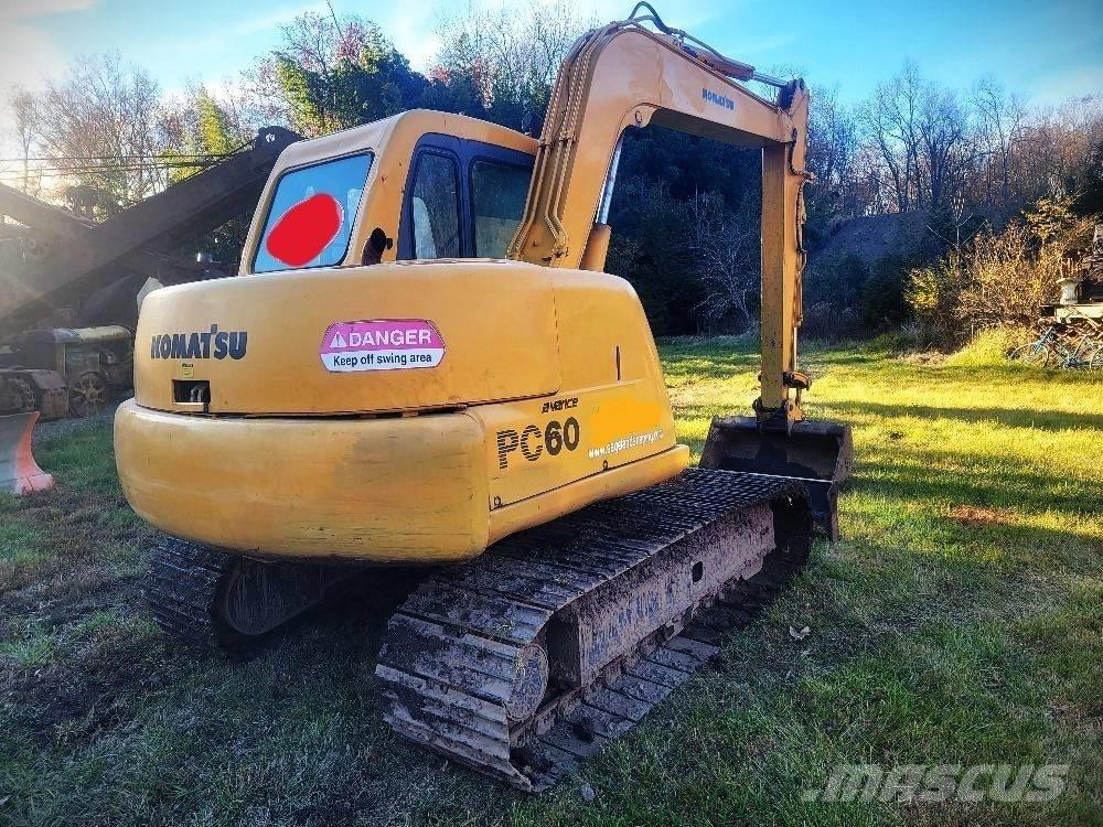 Komatsu PC 60-7E Lánctalpas kotrók
