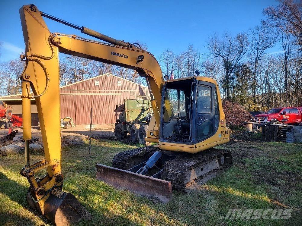 Komatsu PC 60-7E Lánctalpas kotrók