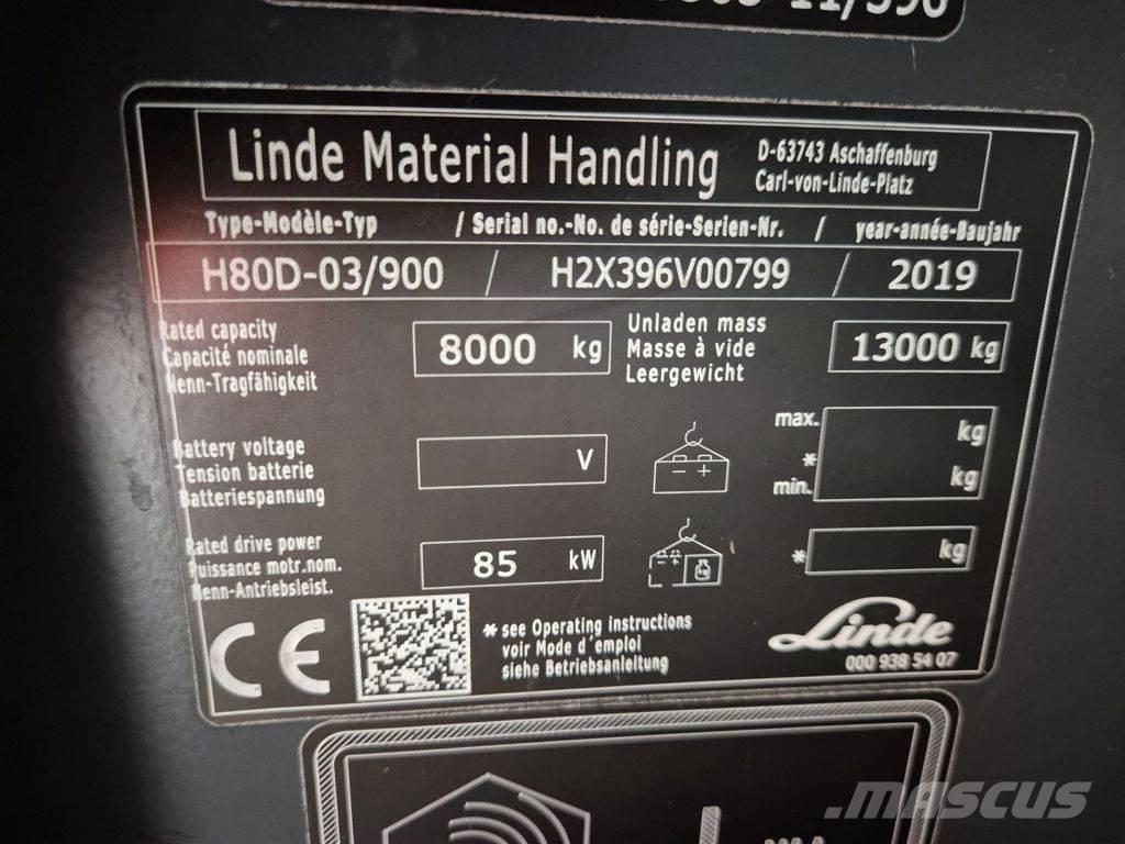 Linde H80D-03/900 Dízel targoncák