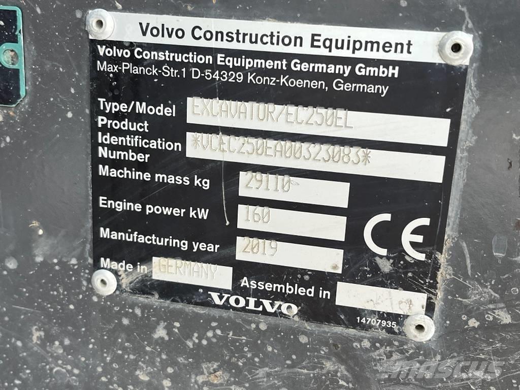 Volvo EC 250 EL Lánctalpas kotrók