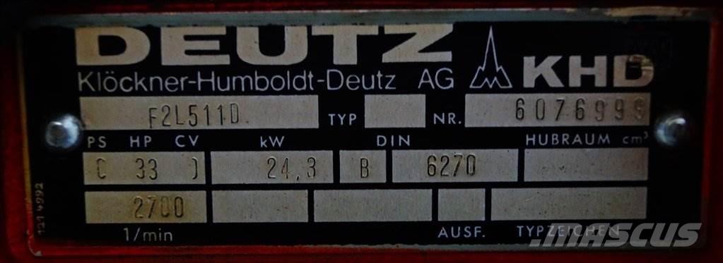 Deutz AG F2L511D Motorok