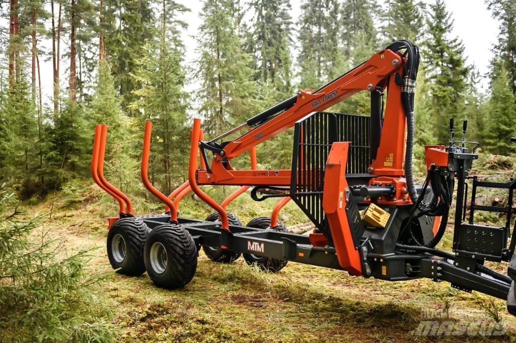  MTM 11T 7100 Erdészeti pótkocsik
